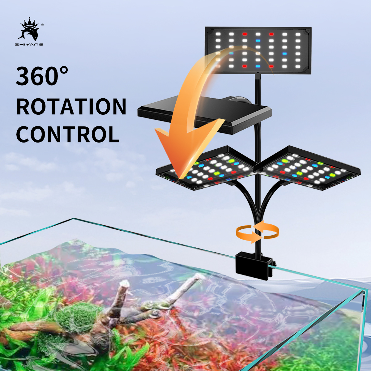 Aquarium Plant Seeds - 110-240V Aquarium Fish Tank Backlight Waterweed