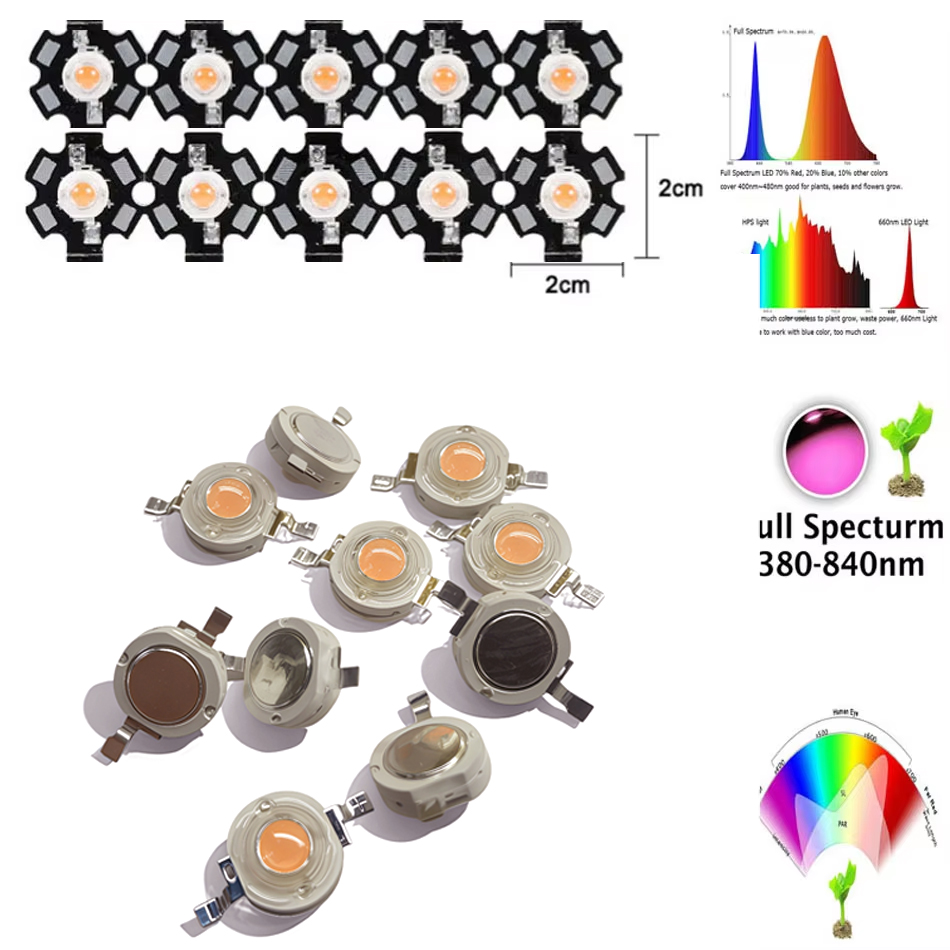 Aquarium Plant Seeds - 1W 3W 5W LED Lamp beads