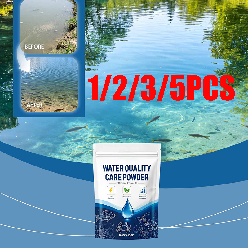 Aquarium Plant Fertilizer - 1/2/3/5PCS Cleaner Water Clarifying Powder For