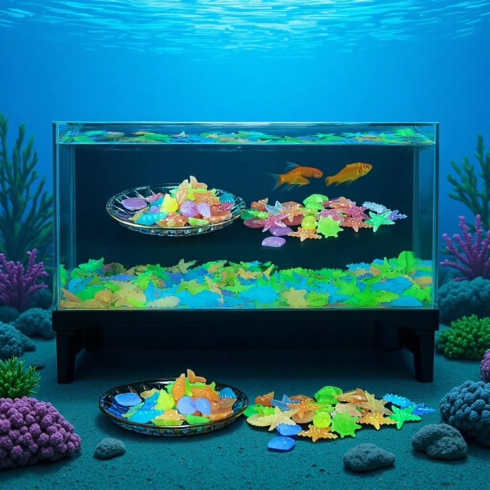 Glowing Luminous Ocean Stones  – Aquarium Planted Fish Tank Bewertung und Preis