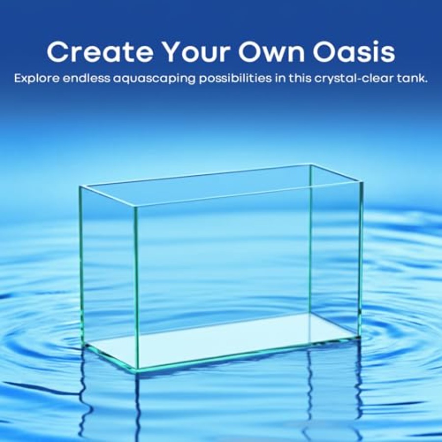 Glass Fish Tank Open-Back Lid  – Planted Aquarium For Goldfish Bewertung und Preis