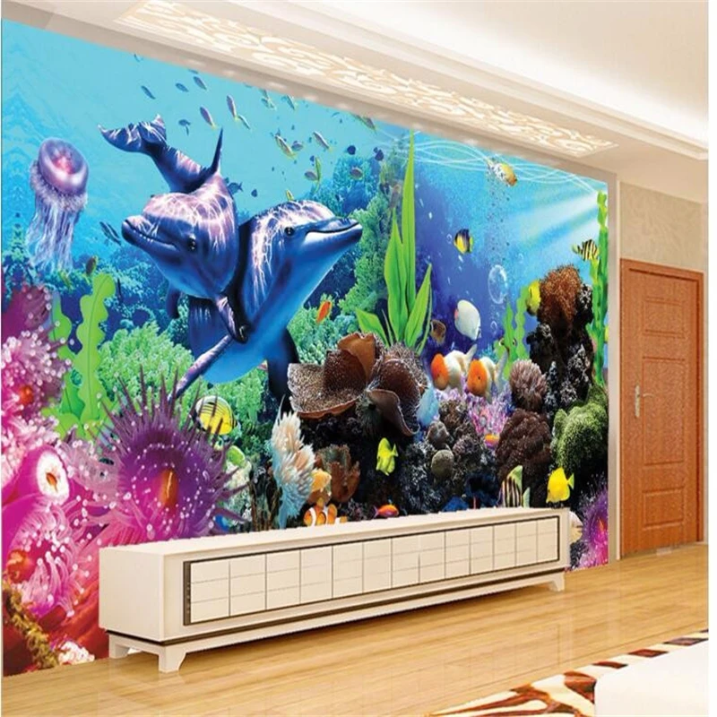 beibehang custom tereo tropica – Planted Aquarium Wallpaper Bewertung und Preis