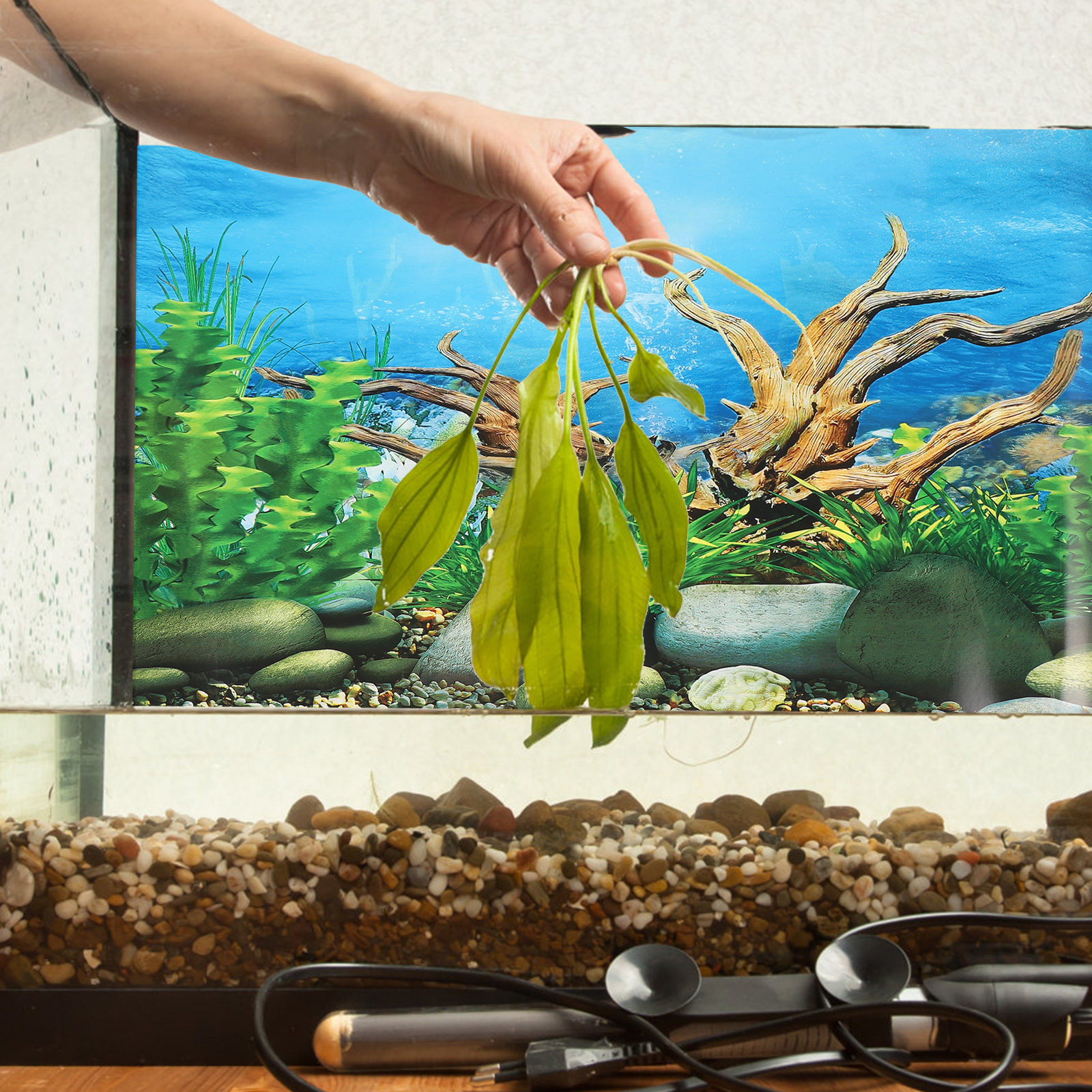 Fish Tank Paper 3D Wallpaper A – Planted Aquarium Wallpaper Bewertung und Preis