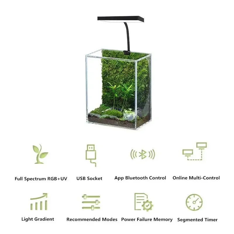WEEK AQUA Mini 9 Pro USB Nano  – Planted Aquarium Products Bewertung und Preis