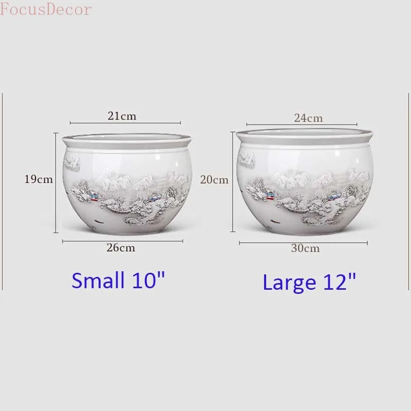 30cm Ceramic Fish Aquarium Fis – Planted Aquarium For Goldfish Bewertung und Preis