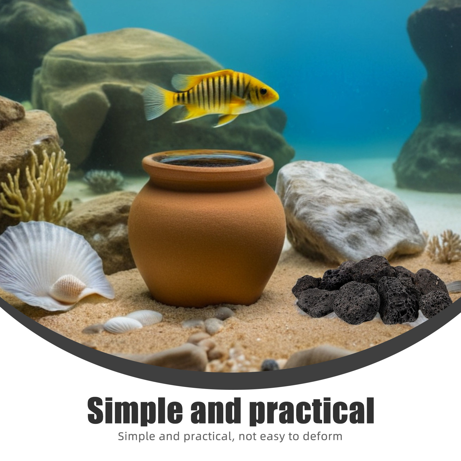 1Pack Natural Volcanic Stones  – Aquarium Planted Bewertung und Preis