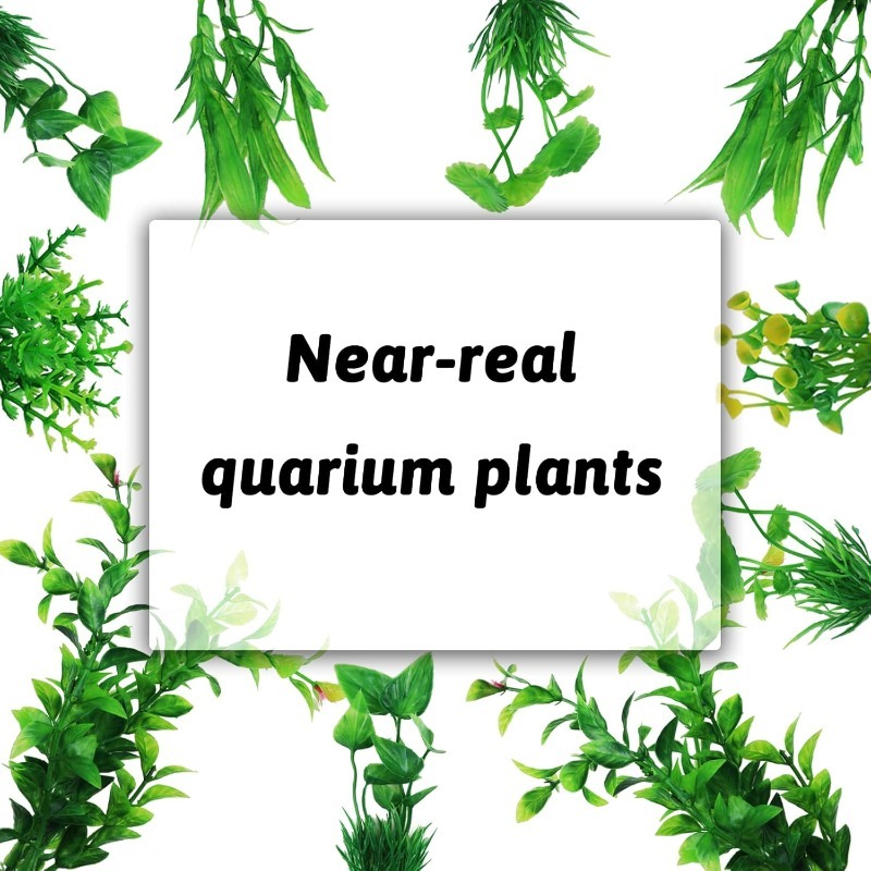 10/20Pcs Artificial Aquarium P – Aquarium Planted Fish Tank Bewertung und Preis