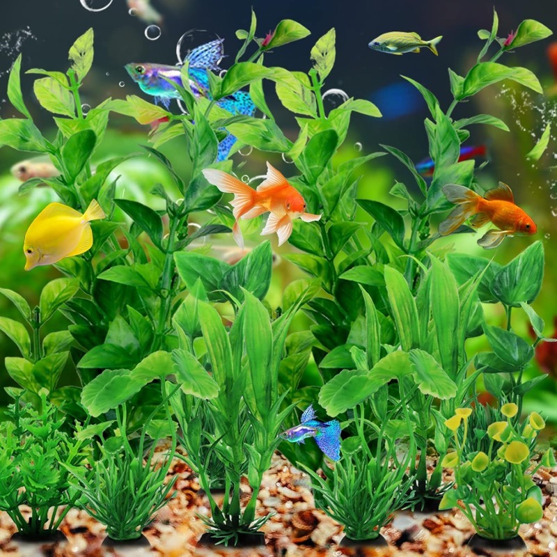 10/20Pcs Artificial Aquarium P – Aquarium Planted Fish Tank Bewertung und Preis